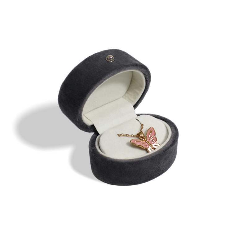 Luxury Jewelry Wedding Velvet Ring Box Leather Gift Packaging