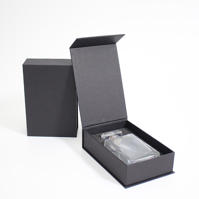 Perfume Clamshell Magnetic Black Box Neck EVA Insert