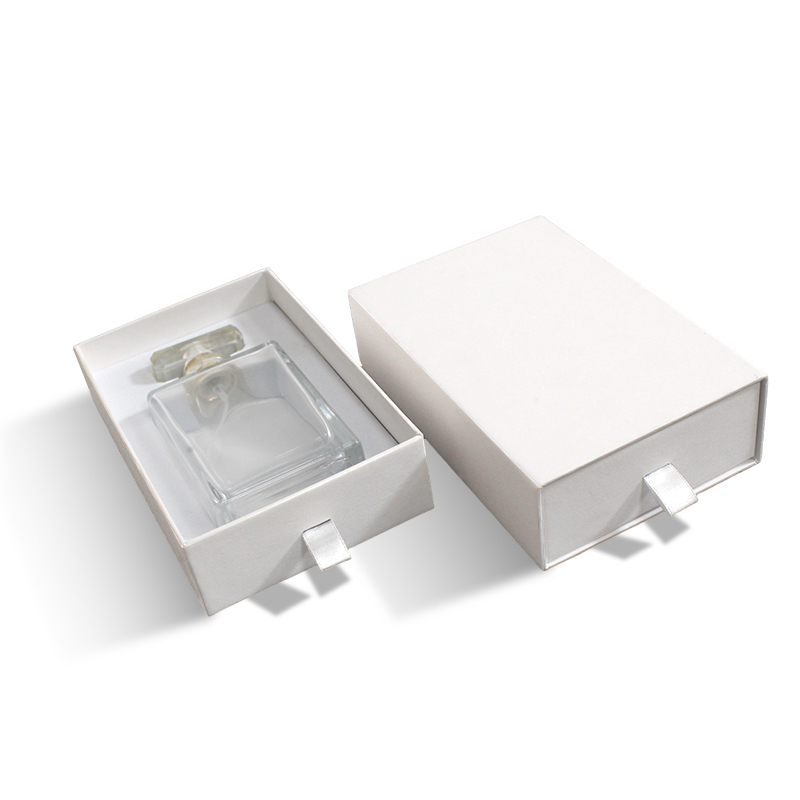 Cosmetics Perfume Drawer White Box With EVA Insert