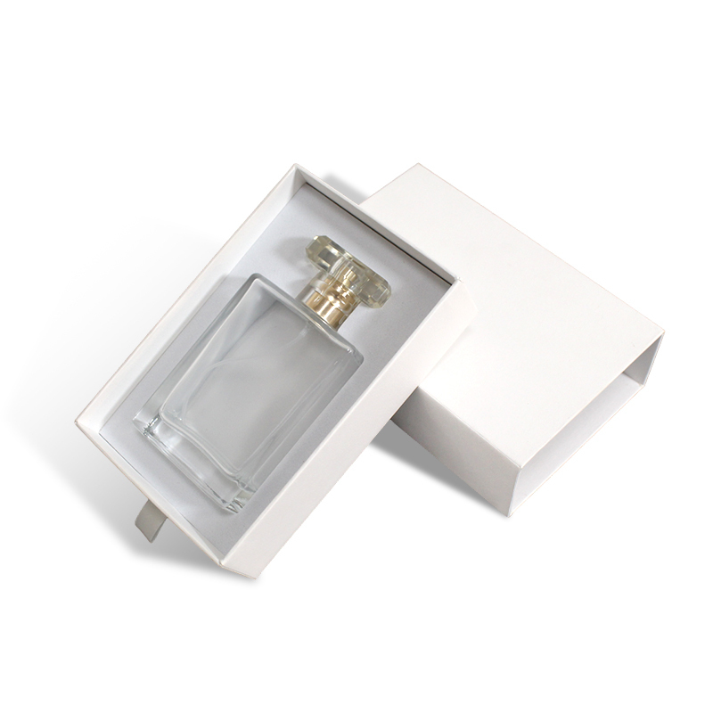 Cosmetics Perfume Drawer White Box With EVA Insert
