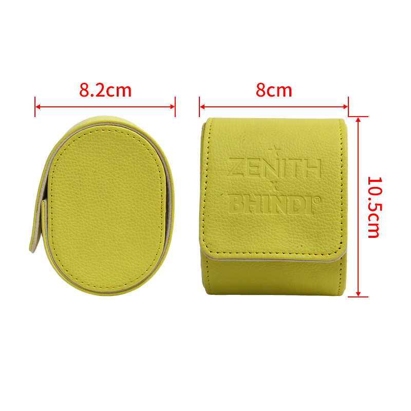 PU Leather Watch Roll Case 1 Watch Slot Display Gift Box