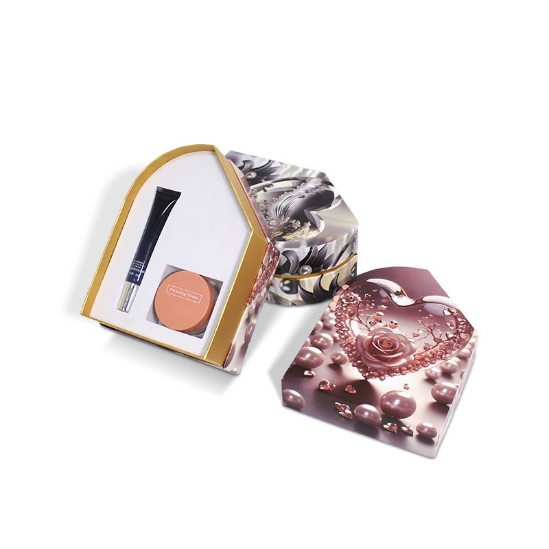 Cosmetic Removable Lid Box With Neck Box With EVA velvet insert