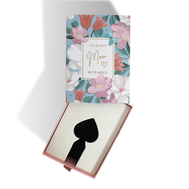 Cosmetics Perfume Drawer Box With Velvet Foam Insert