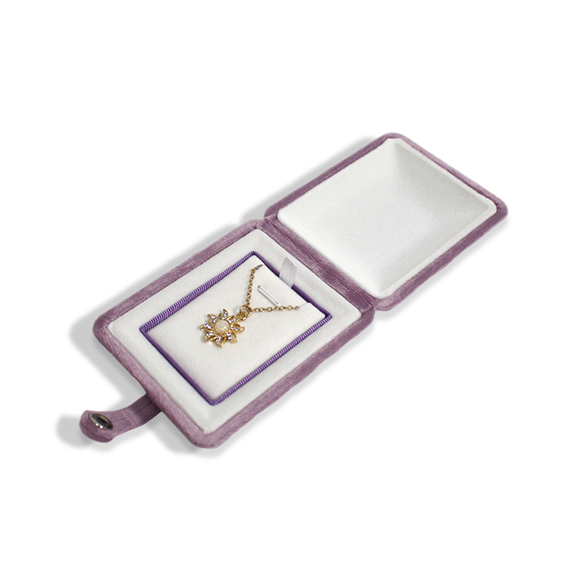 Luxury Jewelry Wedding Velvet Ring Box Leather Gift Packaging