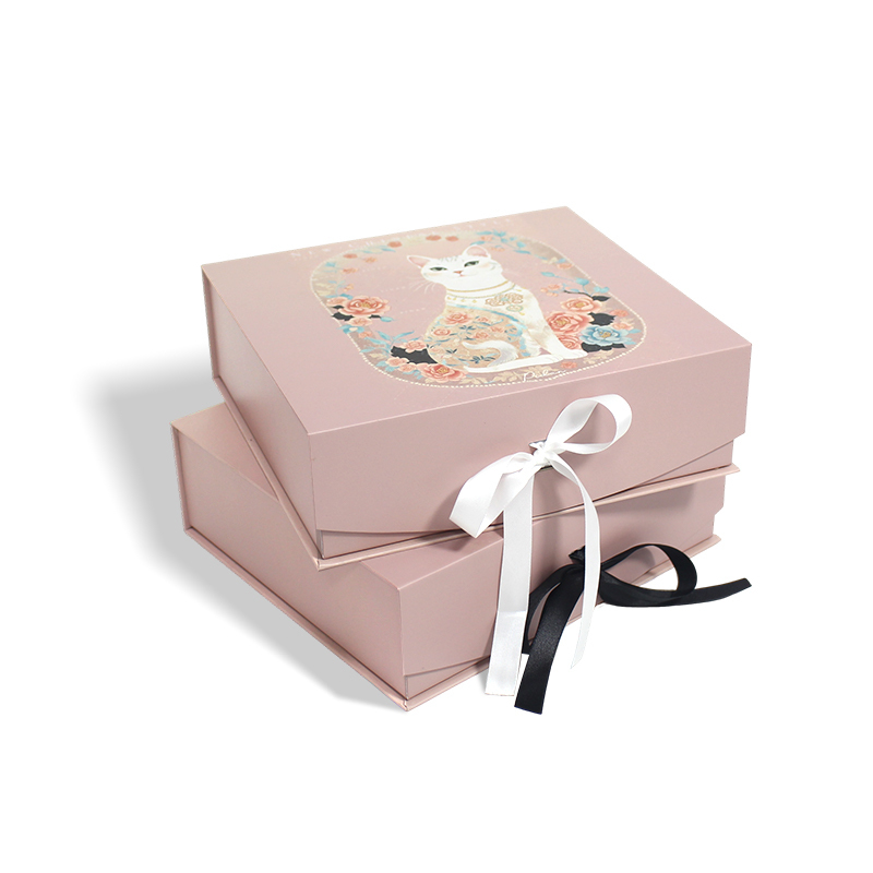 Cosmetic Clamshell Magnetic Box with Mirror