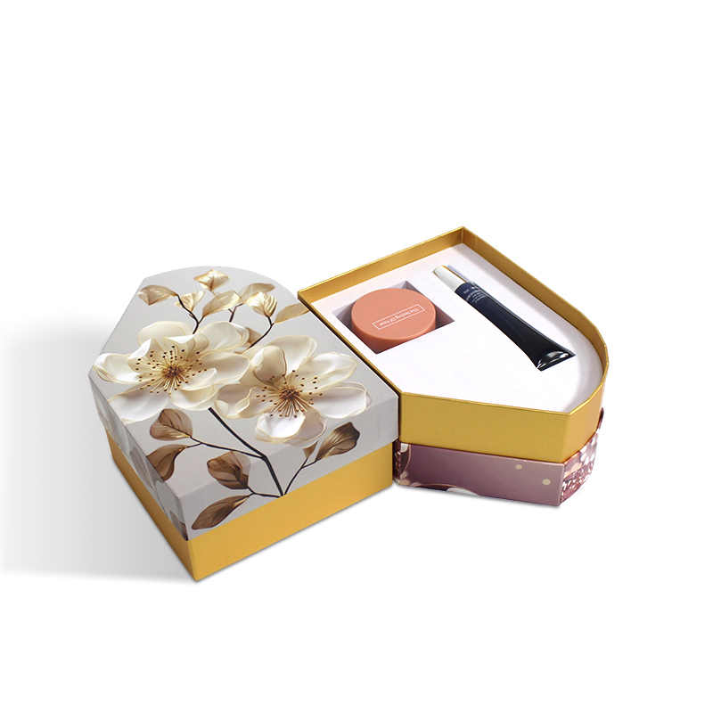 Cosmetic Removable Lid Box With Neck Box With EVA velvet insert