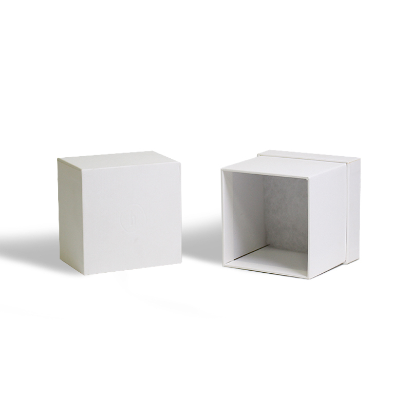 Unique Luxury Empty Rigid Paper Gift Box Rectangular Craft Hard Cardboard Candle Box with Custom Logo