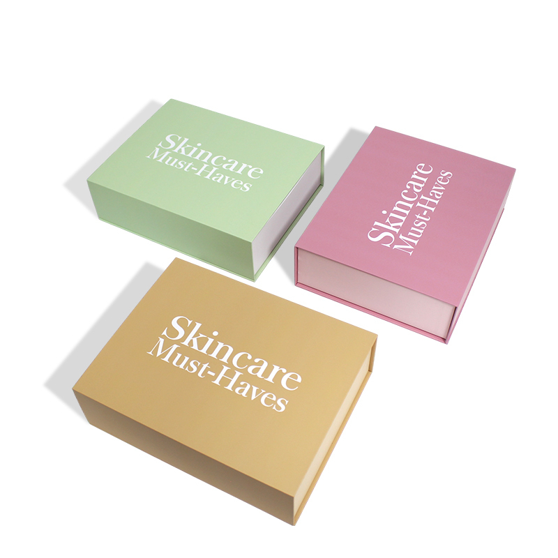 Cosmetic Clamshell Magnetic Box with EVA velvet insert