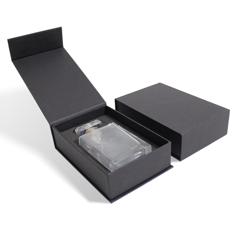 Perfume Clamshell Magnetic Black Box Neck EVA Insert
