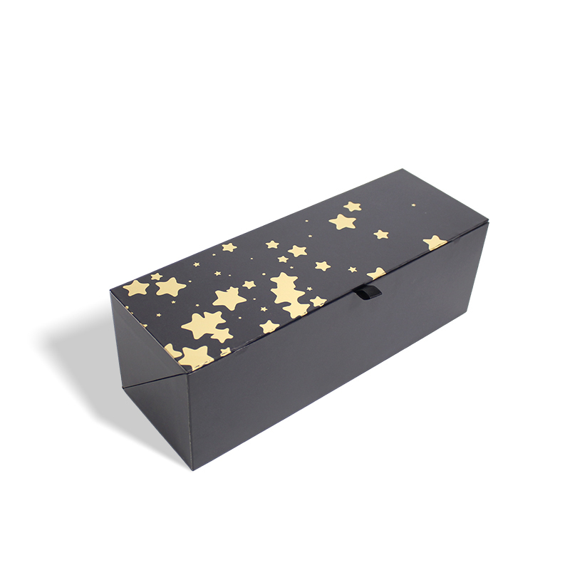 Rigid Clamshell Wine Box With Magnetic Closure Elegant