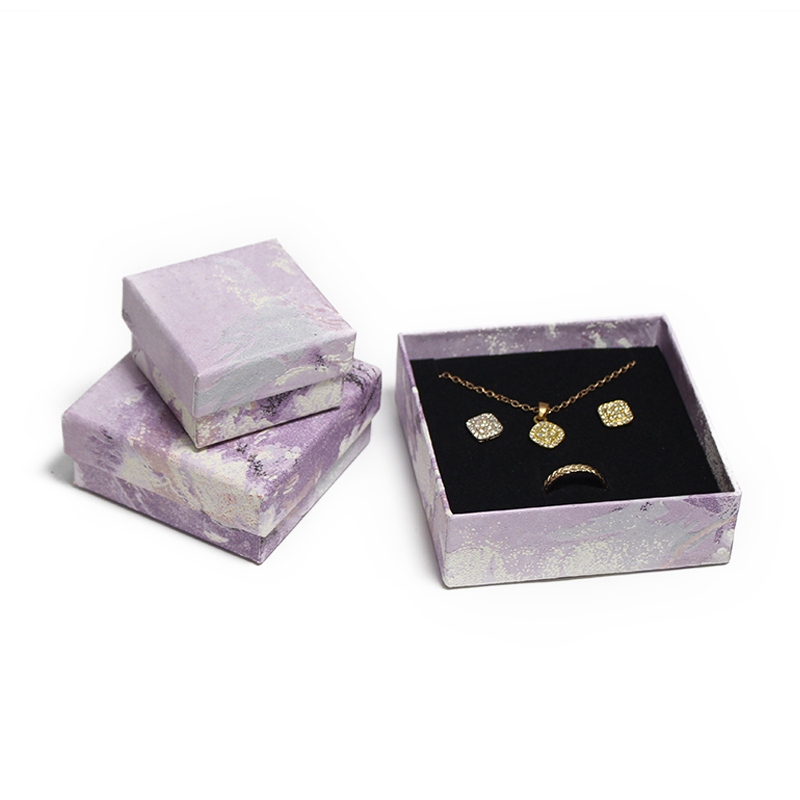 Luxury Pink Gradient Jewelry Box Rings Necklaces Bracelets Earrings Packaging Box With Handle Bag