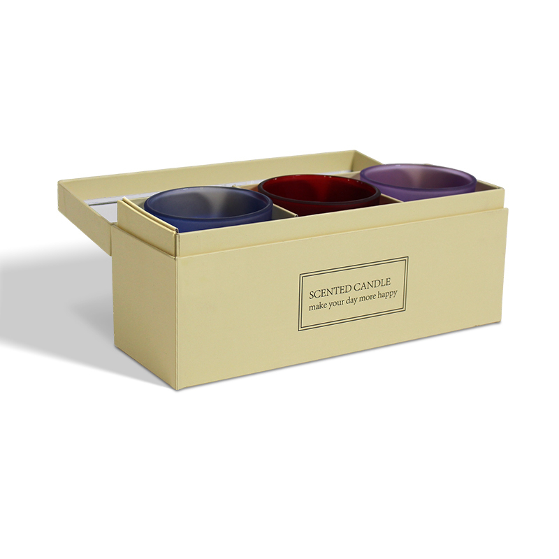Candle Clamshell Gift Box Corrugated Paper Insert