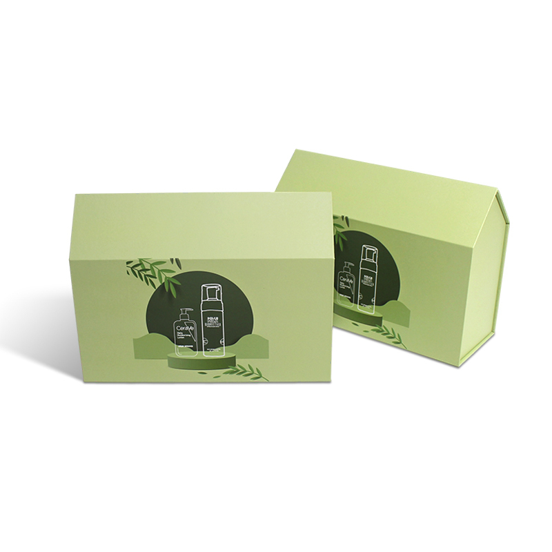 Newly Designed House-shaped Cosmetic Clamshell Magnetic Box With EVA Velvet Insert
