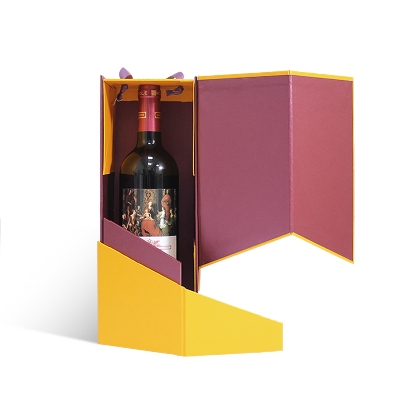 Wine Foldable Magnetic Packaging Gift Box Foam EVA Insert