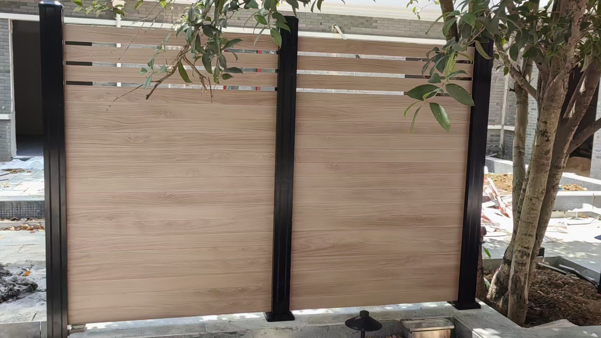 横百叶上三间隙下密铺