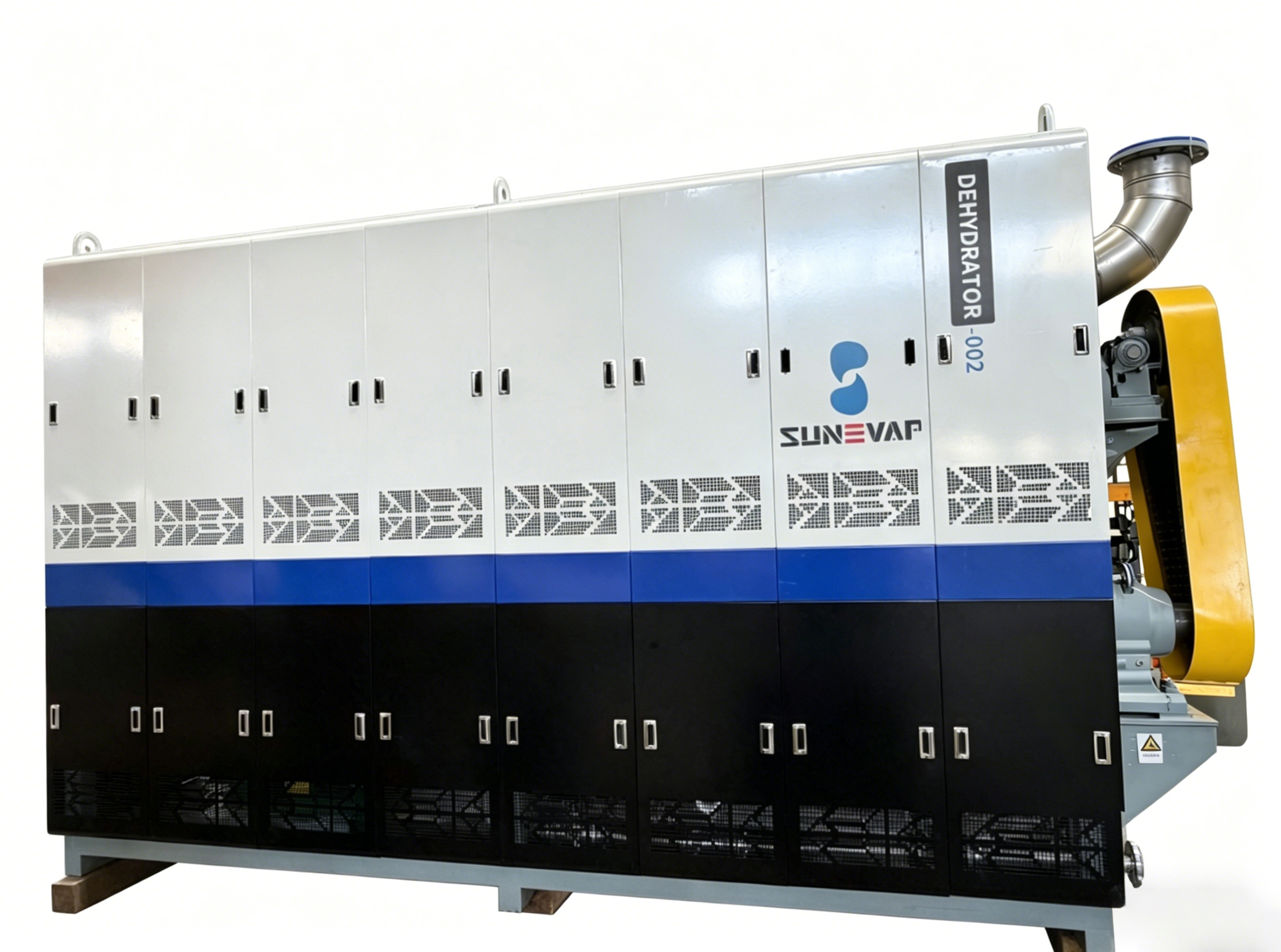 Self-Cleaning Drum Skid-Mounted Drying System