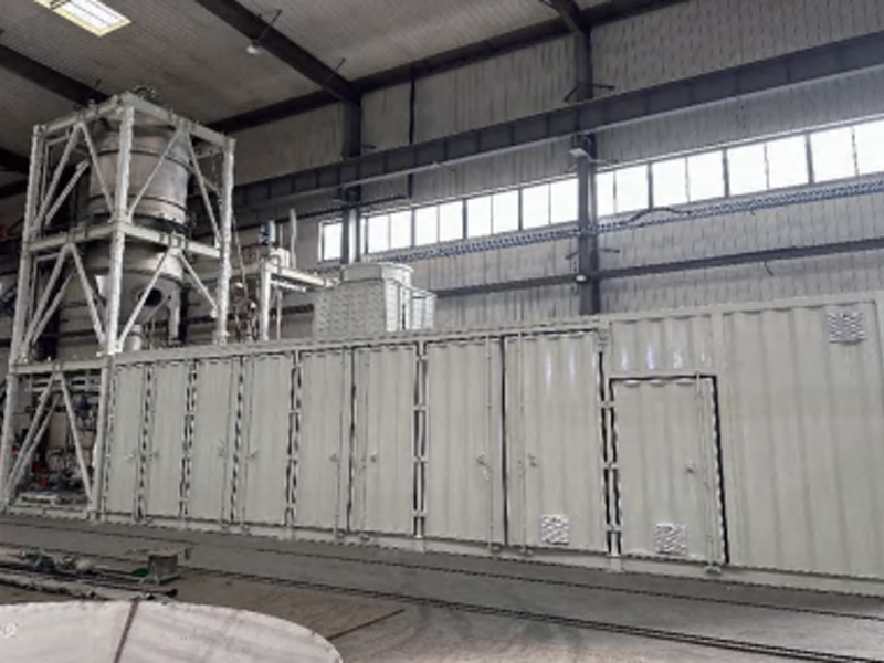 Integrated skid-mounted environmental treatment system