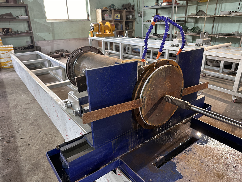 钢衬塑管道翻边设备