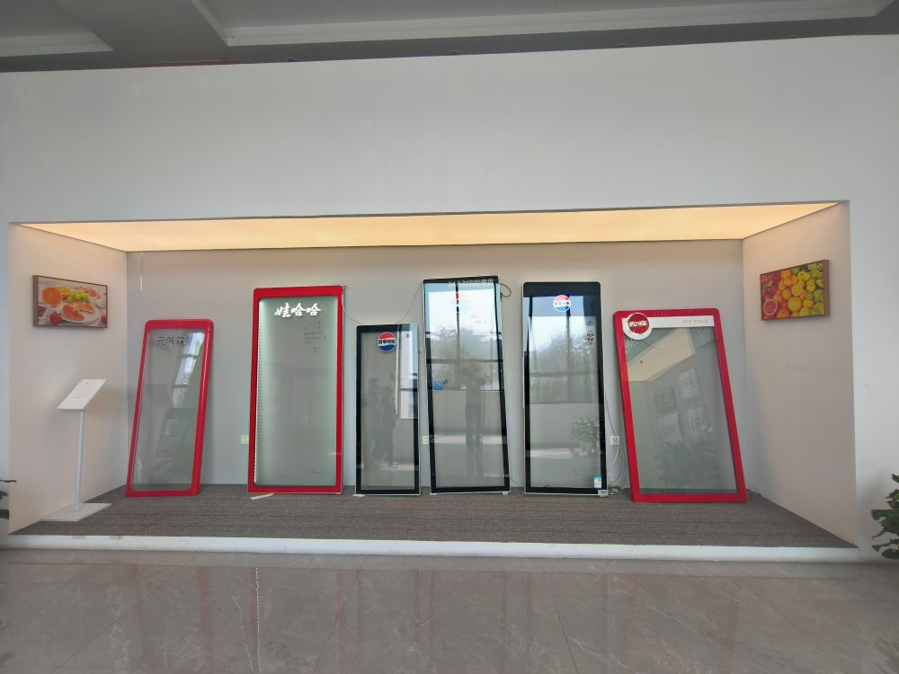 RedBull Beverage cooler glass door