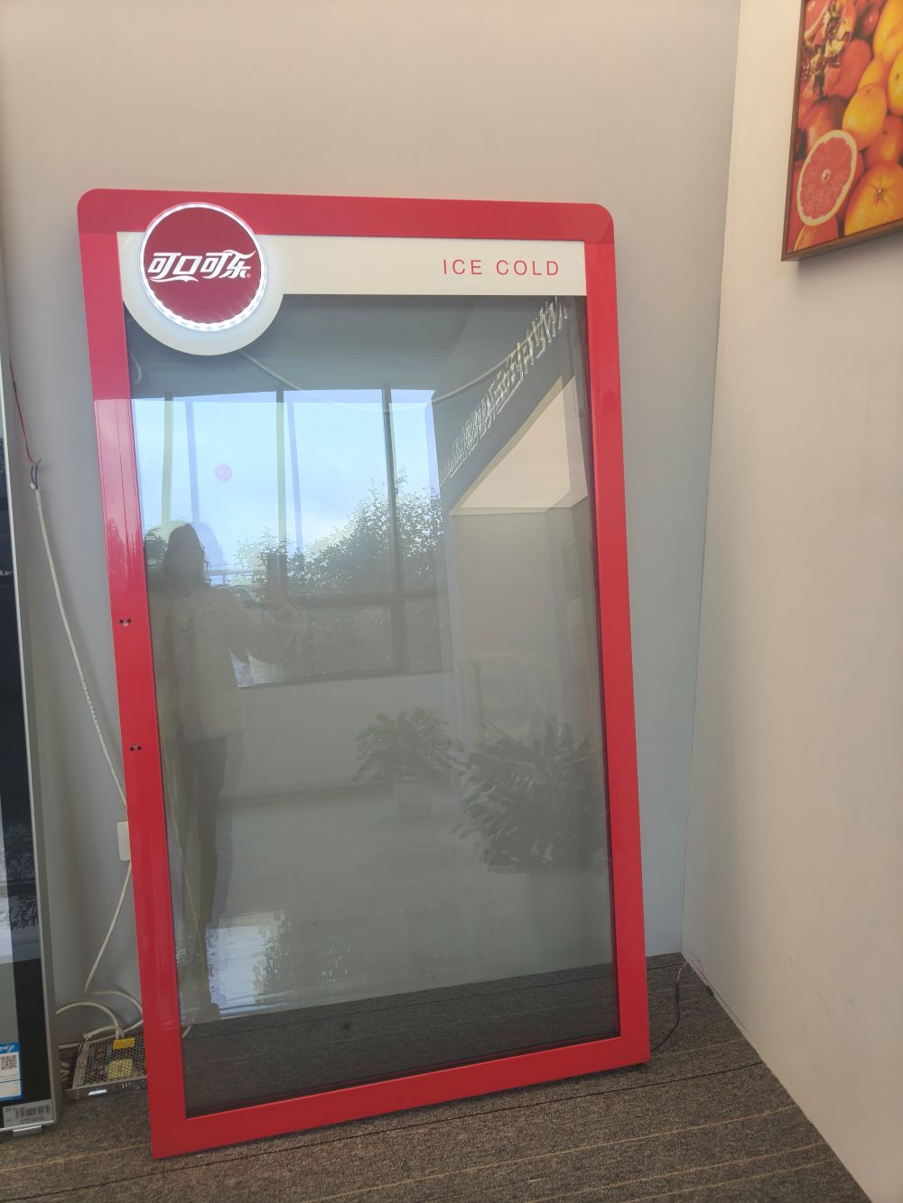 Haier Beverage cooler glass door wahaha