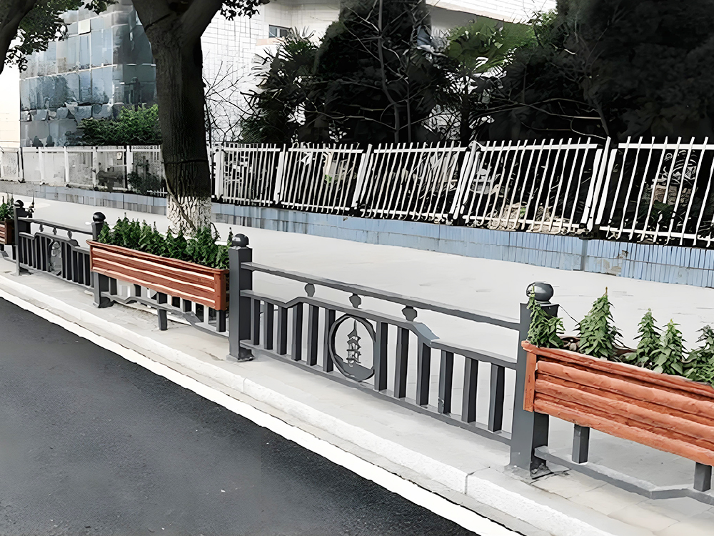 护栏+花箱