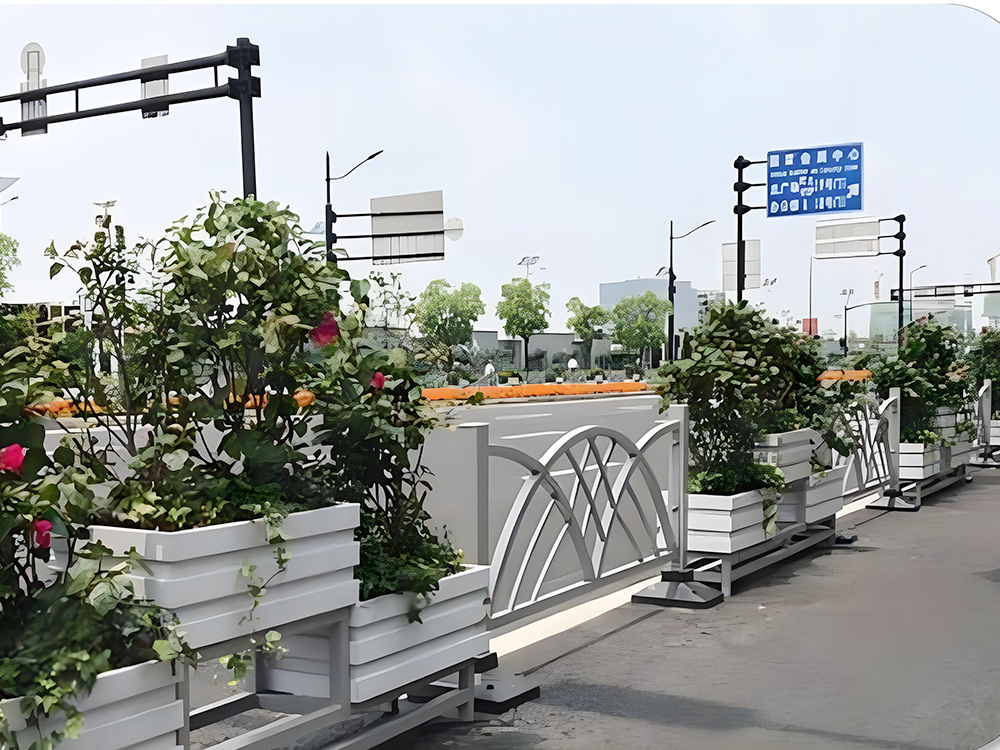 护栏+花箱