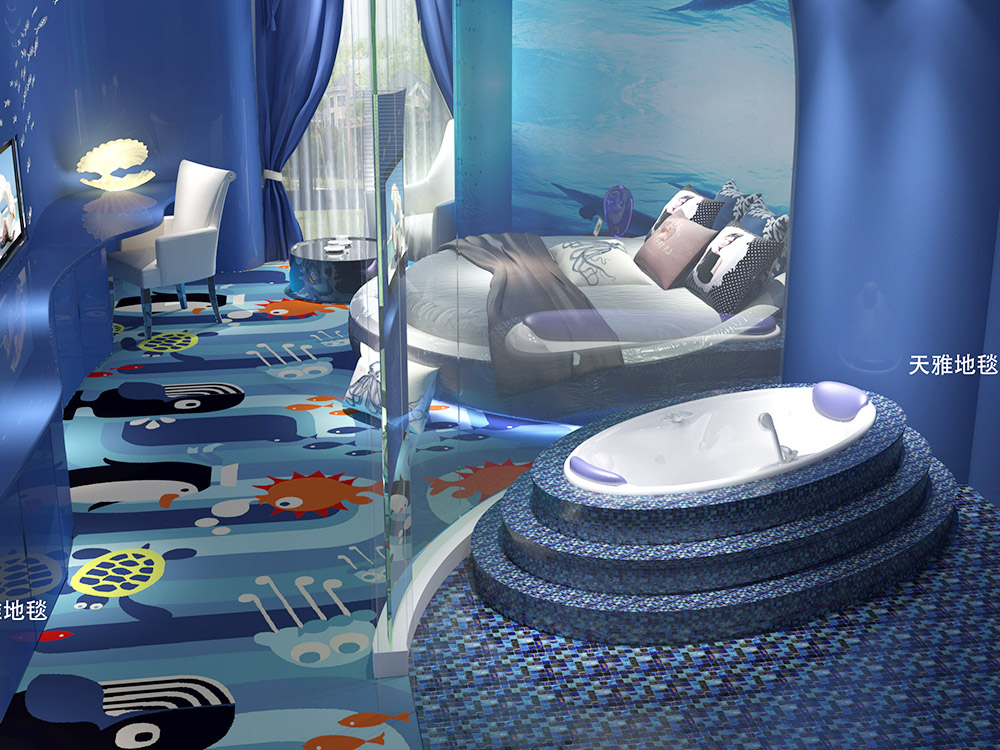 酒店民宿客房地毯