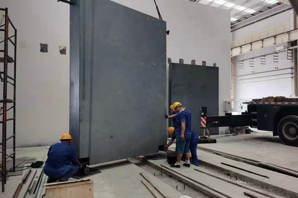 工业探伤门项目施工