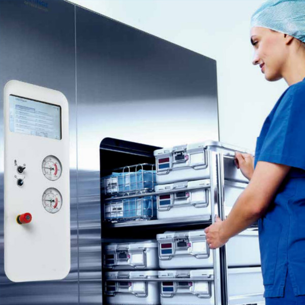 Pressure steam sterilizer