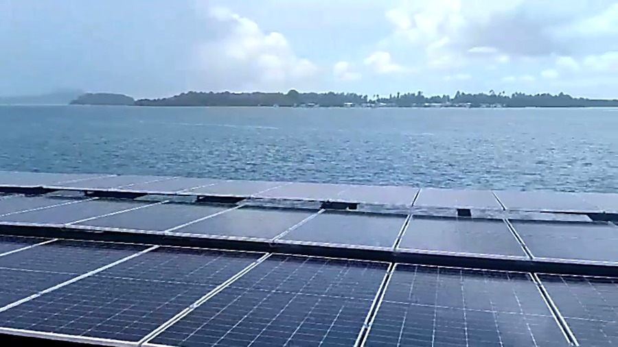 Waterfront solar PV