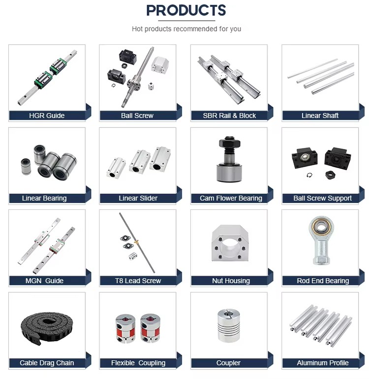Linear Guide Slider Rail Table Saw Aluminum Holder Cylindrical Optical Axis SBR Series Bearing Linear Guides Rail