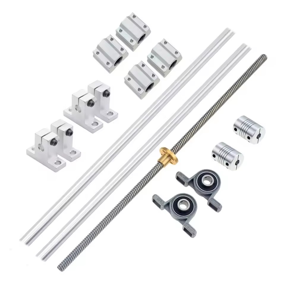 High Hardness Gcr15 Linear Shaft Linear Shaft Optical Axis with Rod Rail Support Set Linear Motion Shaft Diameter 3mm~150mm