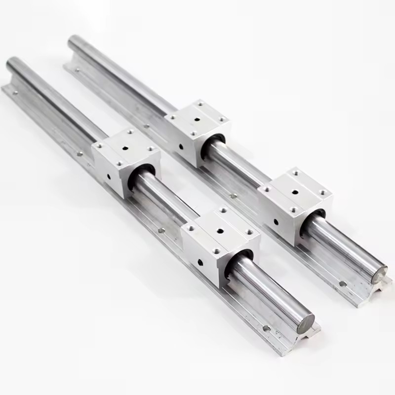 Linear Guide Slider Rail Table Saw Aluminum Holder Cylindrical Optical Axis SBR Series Bearing Linear Guides Rail