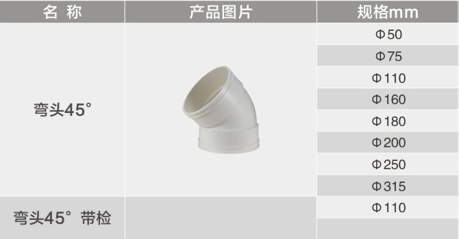 45&deg;弯1