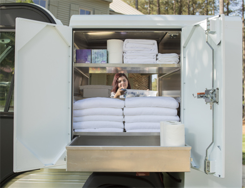 布草送餐定制车-77