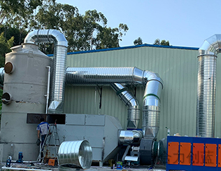 东莞展艺展览喷涂废气处理工程