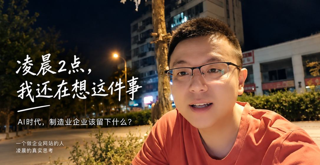 凌晨2点，我在想：AI时代，制造业企业真正该留下什么？