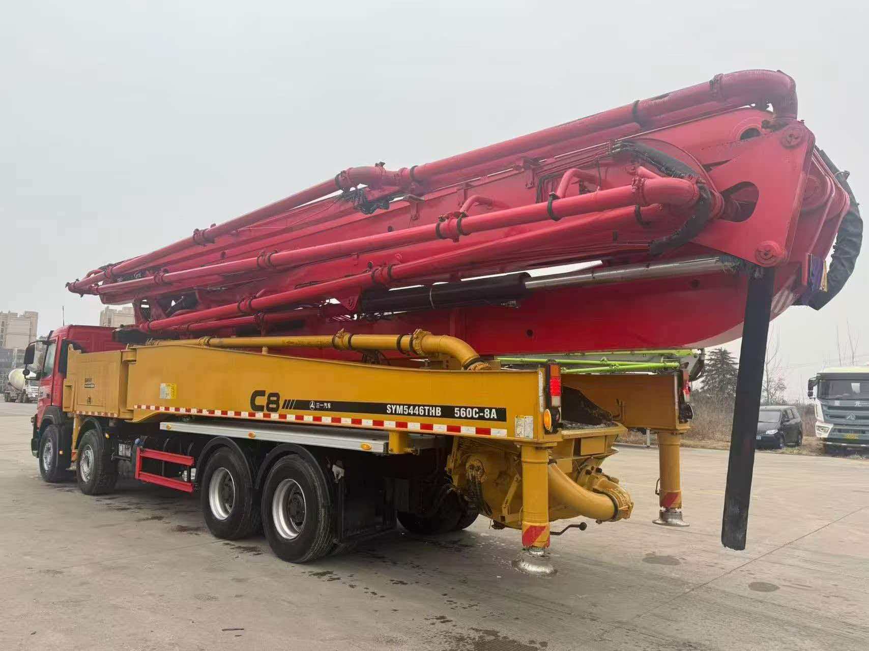 Volvo chassis, Sany superstructure, 56 meters