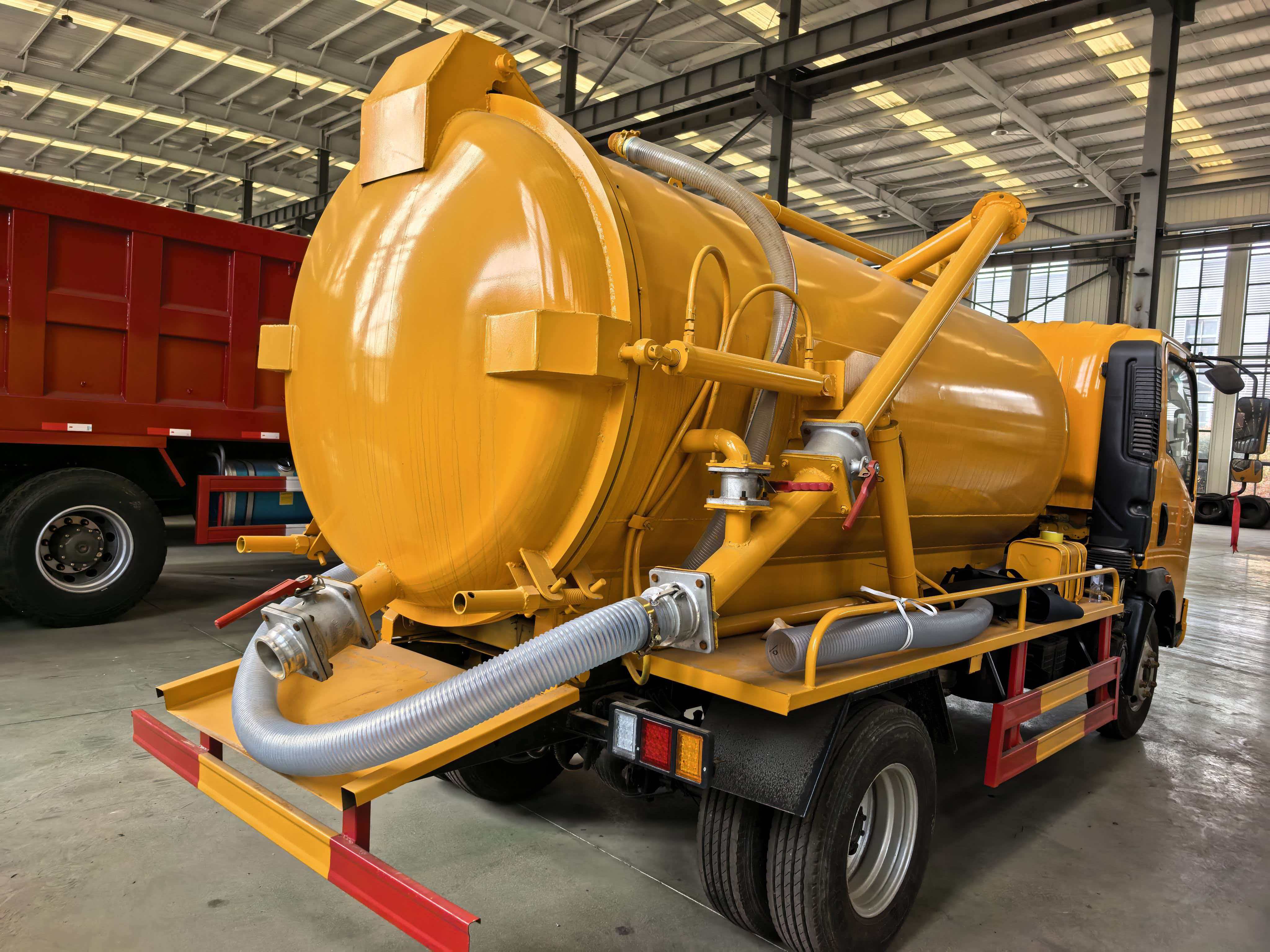 Sewage treatment truck