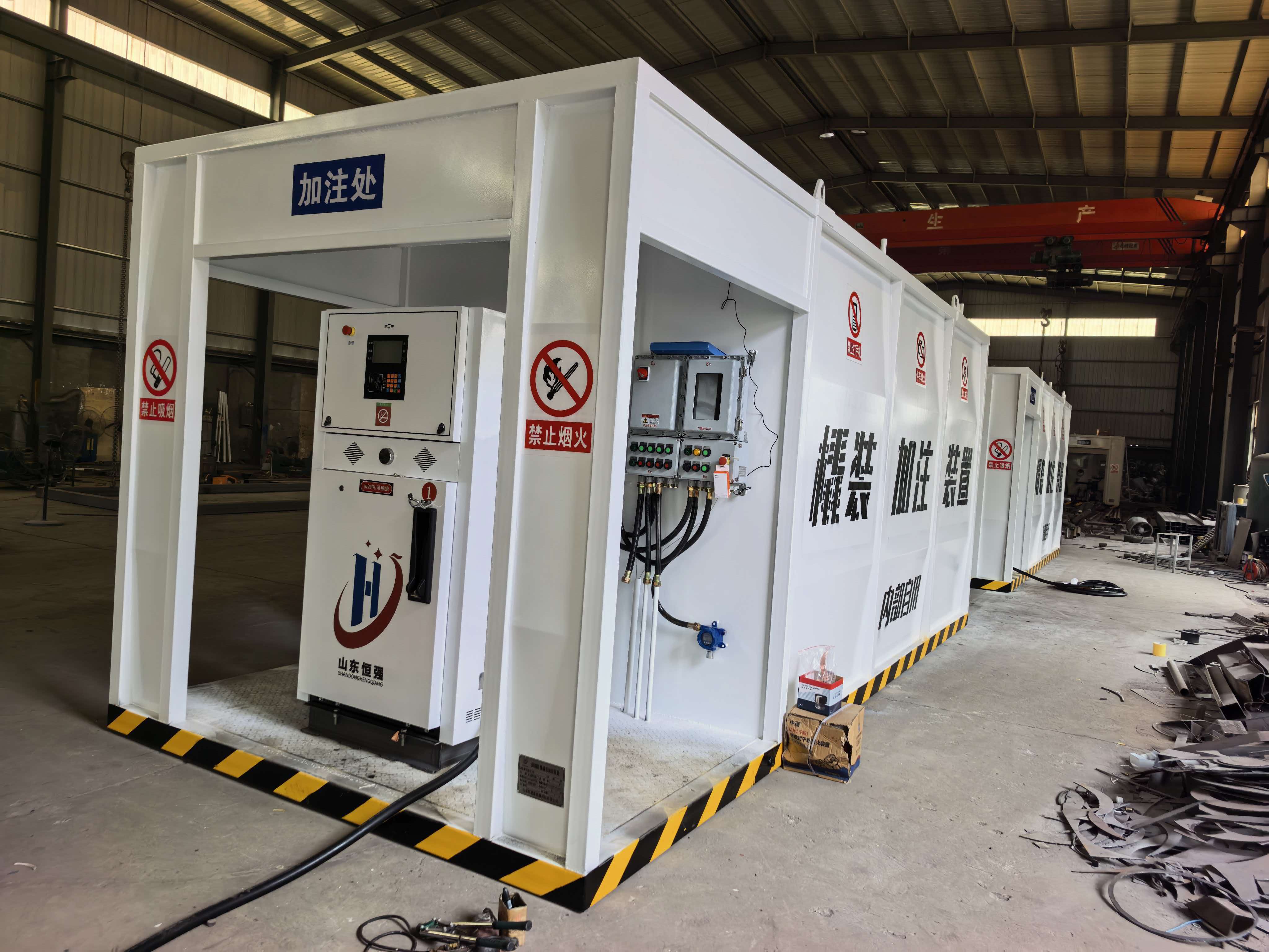 Fuel dispenser unit set