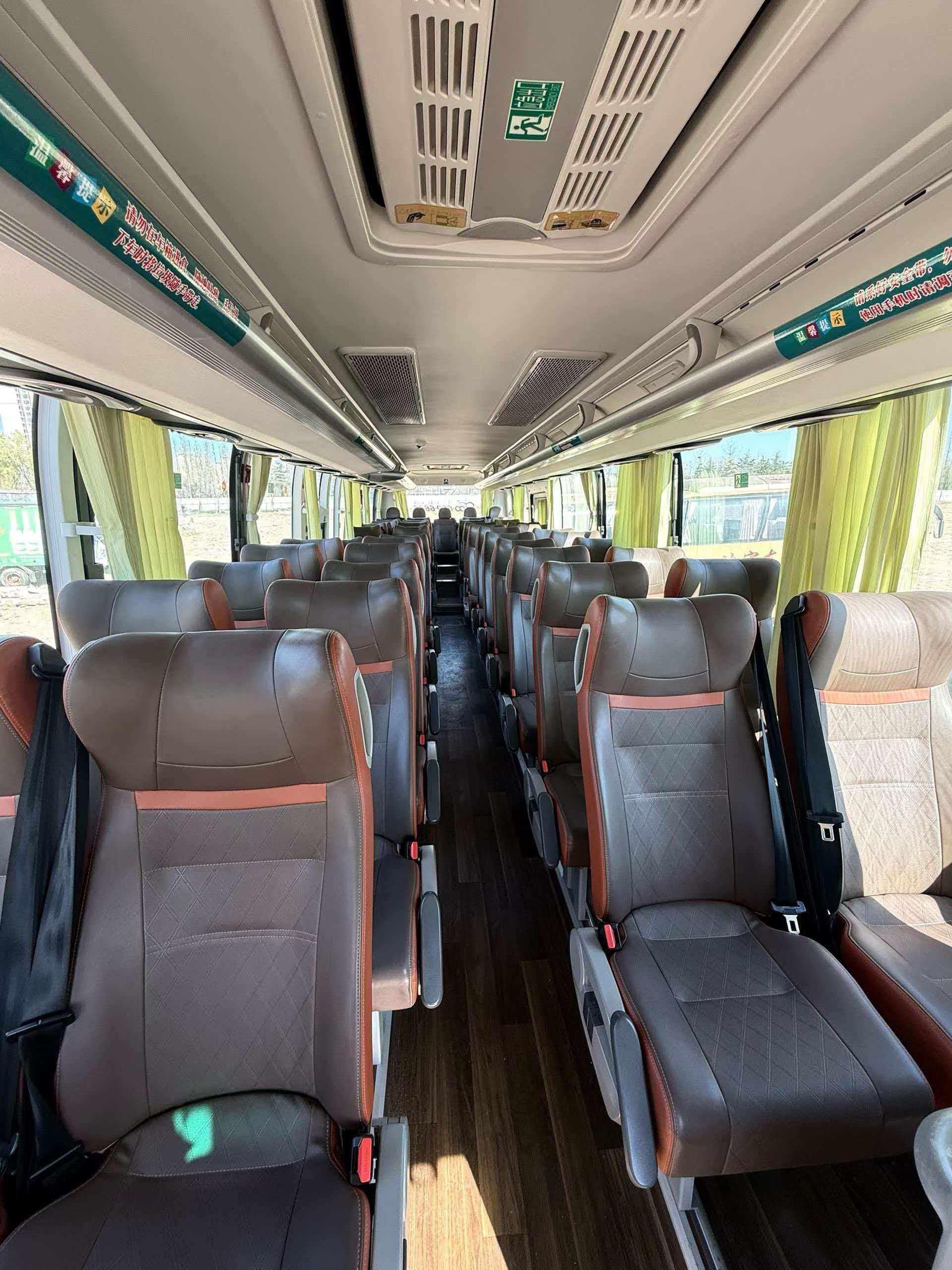 Yutong buses with 52 seats