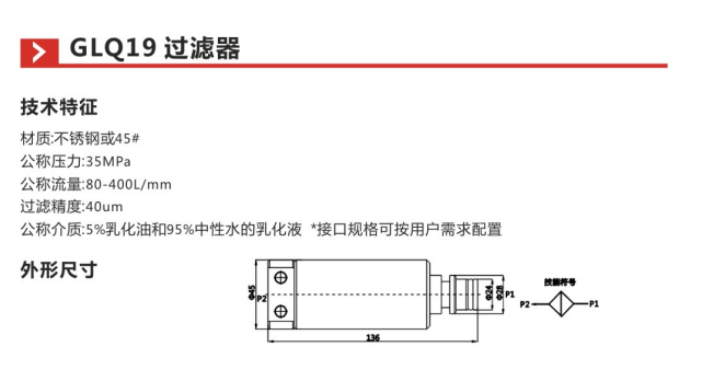 GLQ19过滤器参数