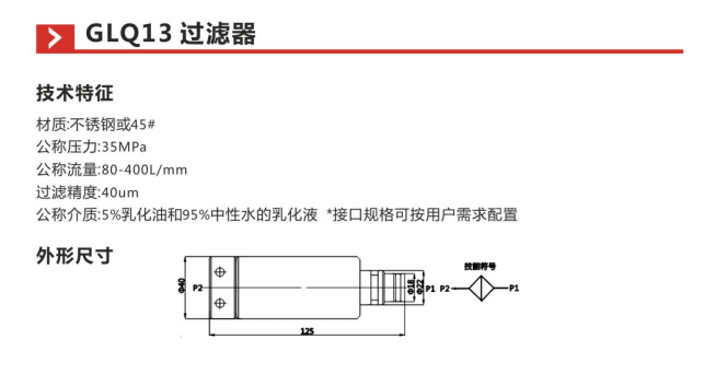 GLQ13过滤器参数