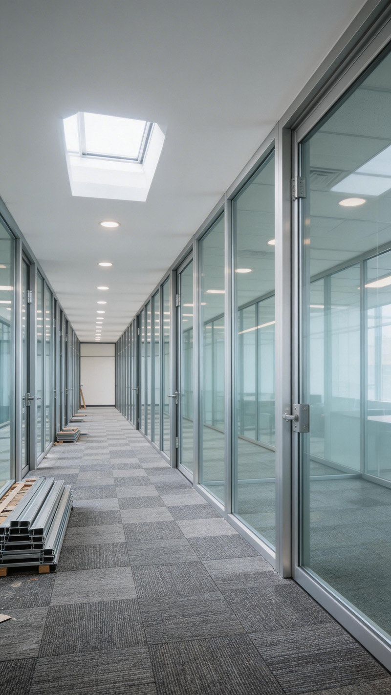 全钢防火玻璃隔断