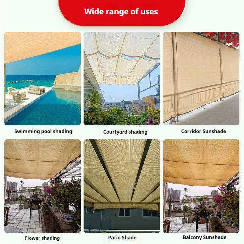 Beige shade net