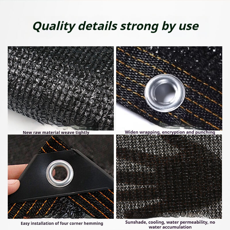 Black Shade Net (Edged)