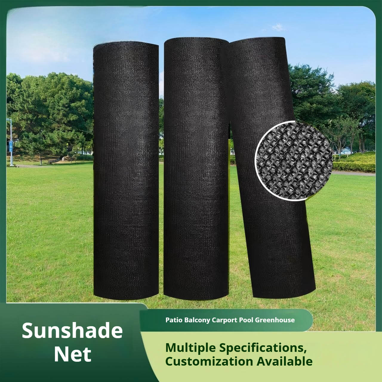 Standard Black Shade Net