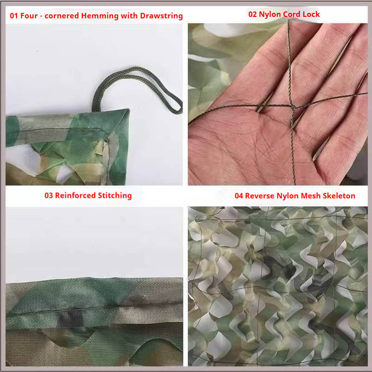 Three-Color Printed Camouflage Net
