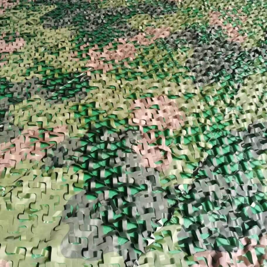 Three-Color Printed Camouflage Net
