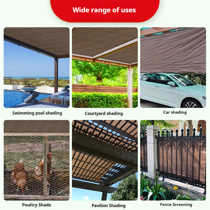 Brown sunshade net
